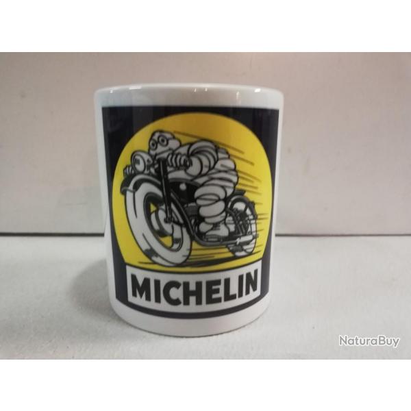 TASSE ceramique MUG COFFEE NOEL MICHELIN VINTAGE CYCLE MOTO AUTO VELO PNEU OLD