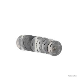 Jeu de 7 disques pour plumeuse à sec Senesi (Taille 1)