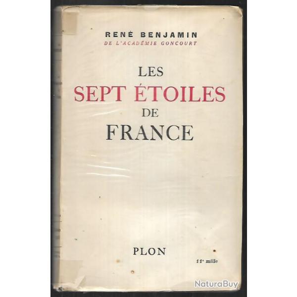 Les sept toiles de France  par Ren BENJAMIN.marchal ptain