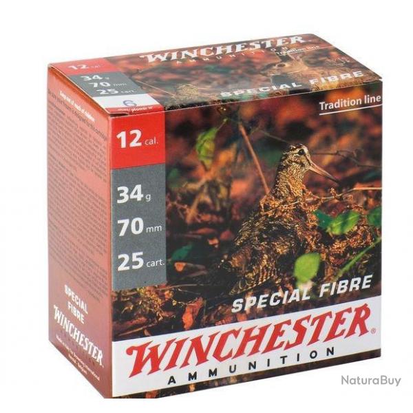 Cartouches Winchester special fibre cal.12 70mm 34g par 250