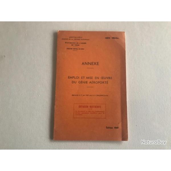 Annexe - Emploi et Mise en Oeuvre du GENIE AEROPORT - 1969