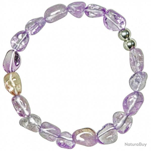 Bracelet en amtrine - Perles roules 7  10 mm