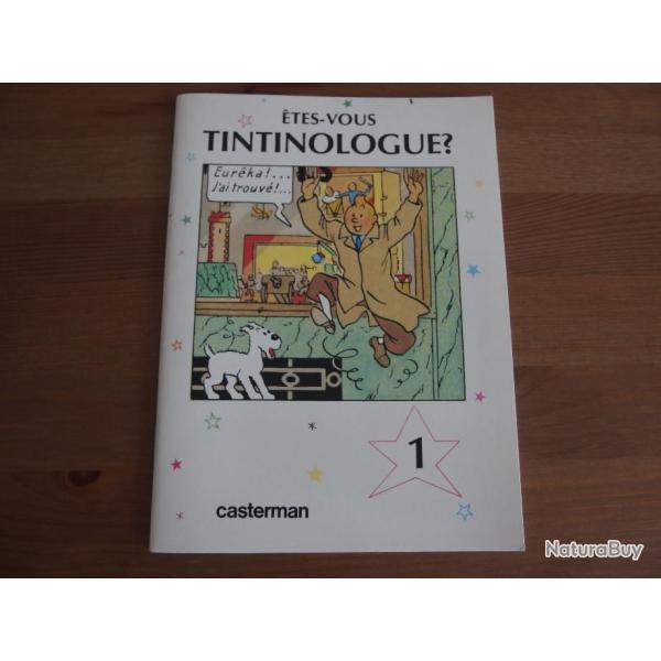 Livre Etes-Vous Tintinologue? Casterman