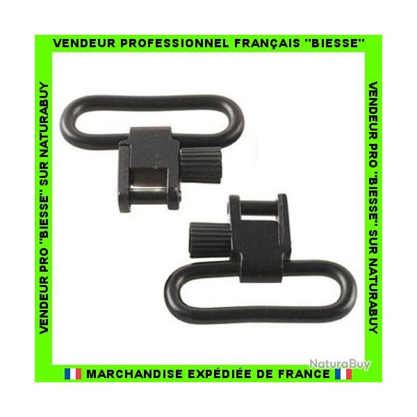 Attache rapide pour bretelle large jusqu' 32mm. Grenadires amricaines Anneaux MADE IN USA