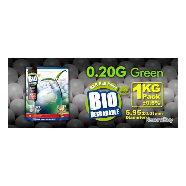 Billes bio Aluminium Foil Green G&G 0,20 Grs