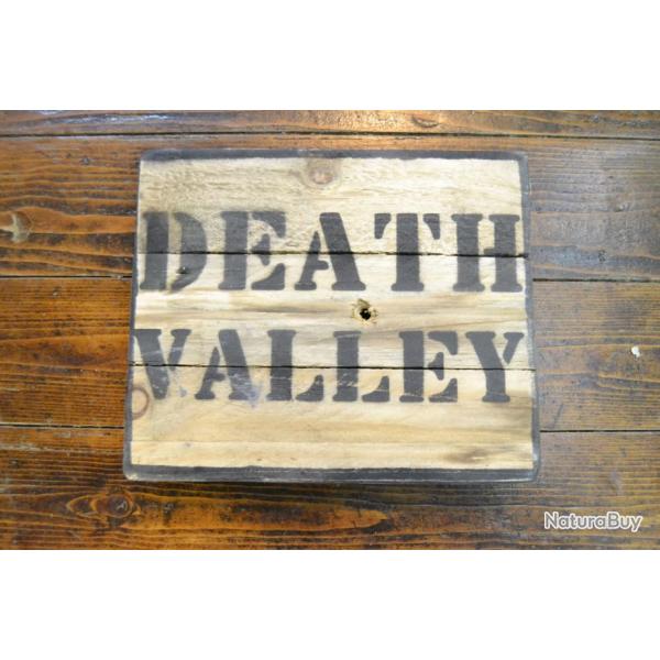 Repro panneau DEATH VALLEY - dcoration Western Farwest amricain. USA cowboy country