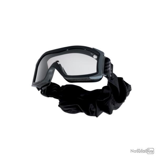 MASQUE TACTIQUE BOLLE CHRONOSOFT - COMMANDO NOIR ECRAN INCOLORE