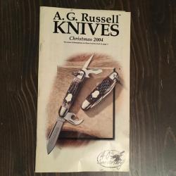 CATALOGUE A.G RUSSELL KNIVES Christmas 2004