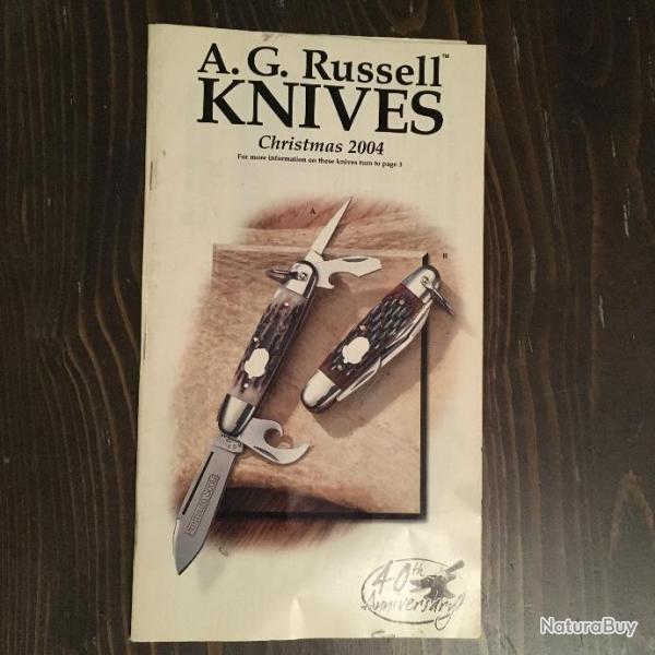 CATALOGUE A.G RUSSELL KNIVES Christmas 2004