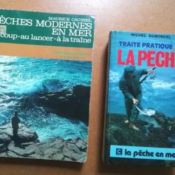 Pêches modernes en mer M Caussel  / Traité pratique de la pêche - La pêche en mer Michel Duborgel