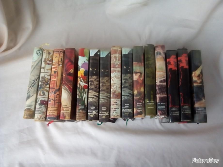 LOT DE 15 LIVRES HISTOIRES DE GUERRE ET HISTOIRE PERSONNAGES - Livres