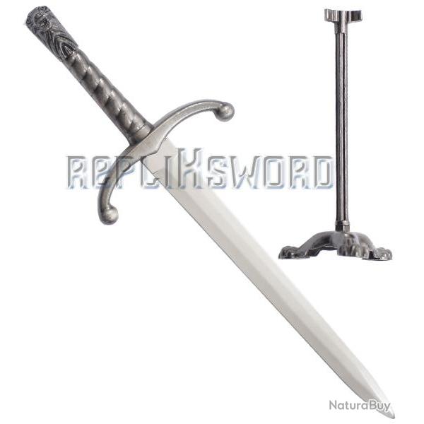 Coupe Papier Jon Snow Ouvre Lettre Epee + Support Acier Game of Thrones Repliksword