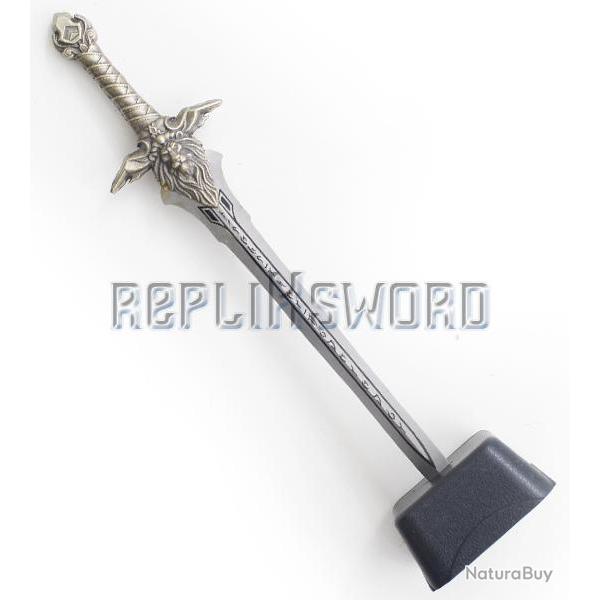 Coupe Papier Garde Warcraft Chevalier Epee Ouvre Lettre 6F-444 Repliksword