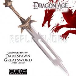 Dragon Age Ouvre Lettre DarkSpawn (Doree) Repliksword