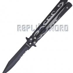 Couteau Papillon Noir Black Scorpion 812 Repliksword
