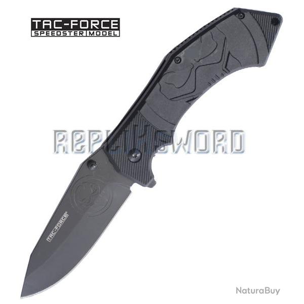 Couteau Pliant Black Edition Tac Force TF-959BK Repliksword