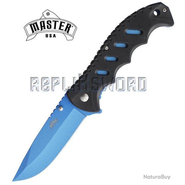 Couteau de Poche Master Cutlery Blue Edition MU-A046BL Repliksword