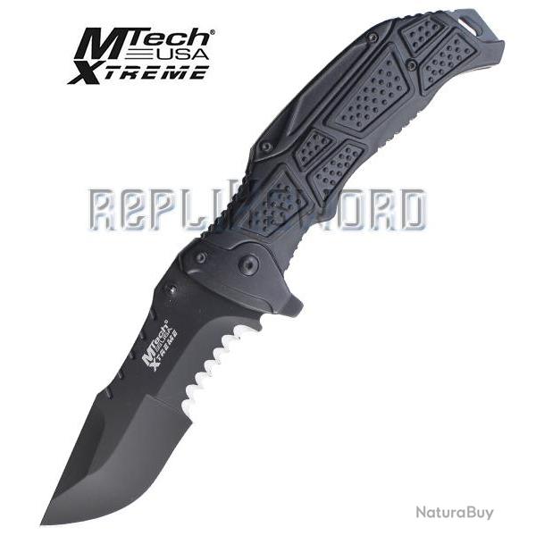 Couteau de Poche Black Xtreme MX-850BK Couteau Pliant Repliksword