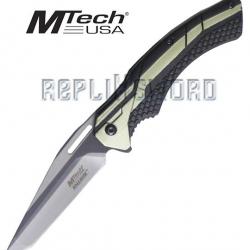 Couteau Pliant Tactical Mtech USA Green MT-A934BG Couteau de Poche Repliksword
