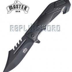 Couteau Pliant Black Master USA MU-A042BK Couteau de Poche Repliksword