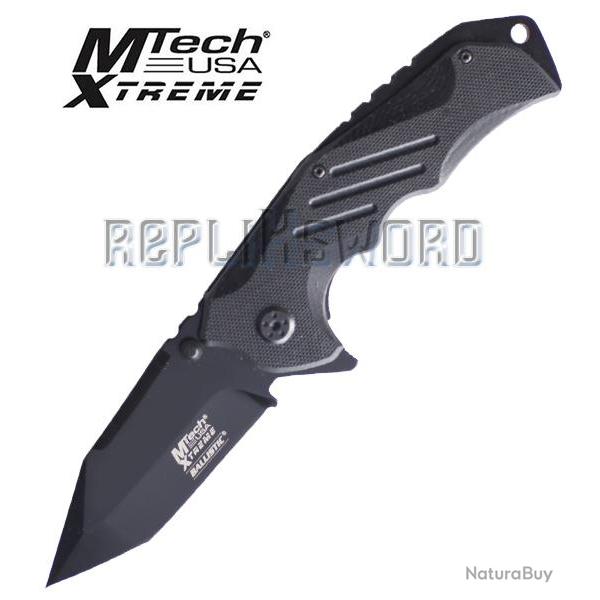 Couteau de Poche Tactique Mtech Xtreme MX-A848TBK Couteau Pliant Repliksword