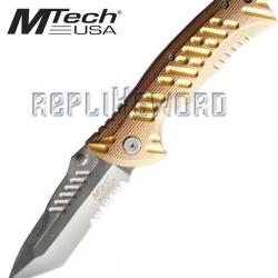 Couteau de Poche Gold Mtech USA MT-A946DT Couteau Pliant Repliksword