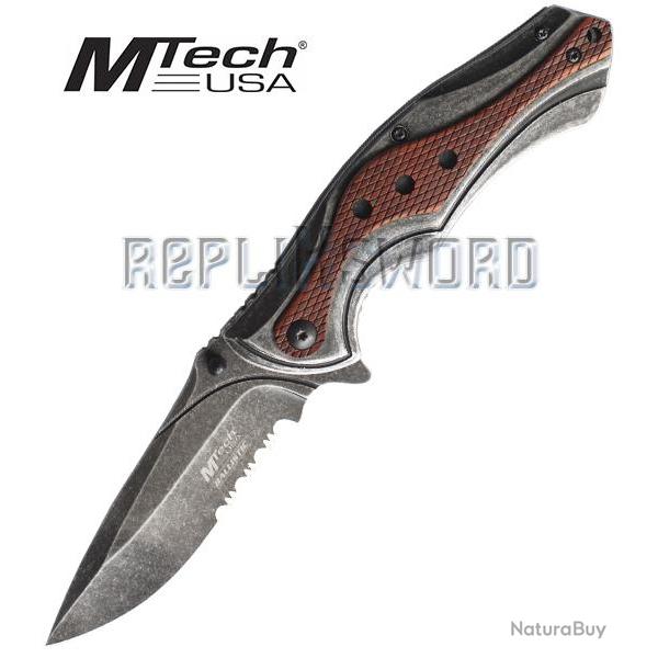 Couteau Pliant Brown Edition MT-A938SW Couteau de Poche Repliksword