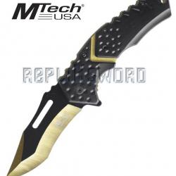 Couteau Pliant Gold Black MT-A920GD Couteau de Poche Mtech USA Master Cutlery Repliksword