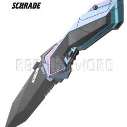 Couteau Schrade - SCHA3CB - Blue Edition Couteau de Poche Pliante Repliksword