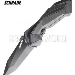 Couteau Schrade Black SCHA3B - Black Edition Couteau de Poche Pliante Repliksword