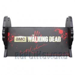 Support en Bois The Walking Dead Officiel MC-WD-ST Presentoir pour Katana Michonne Epee Sabre Replik