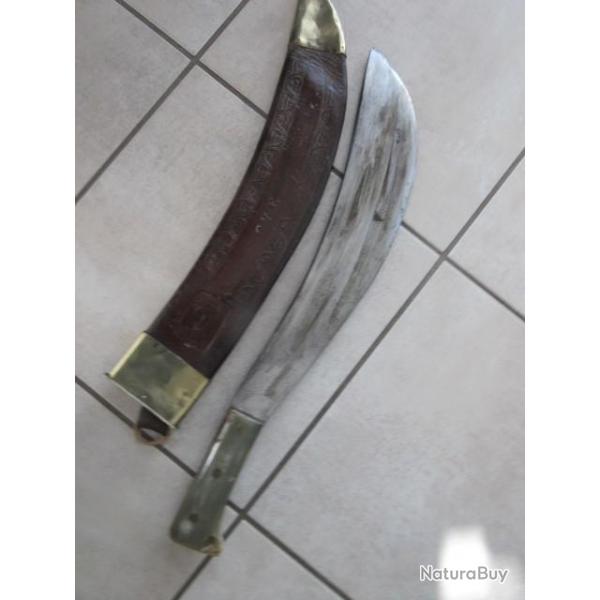 TRES RARE MACHETTE BOLO HARTFORD GUERRE HISPANO AMERICAINE 1898