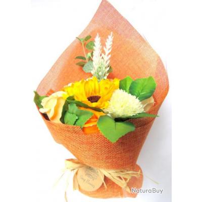 Bouquet De Fleurs De Savon Orange