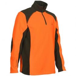 Polo polaire Percussion kaki orange taille 4XL XXXXL