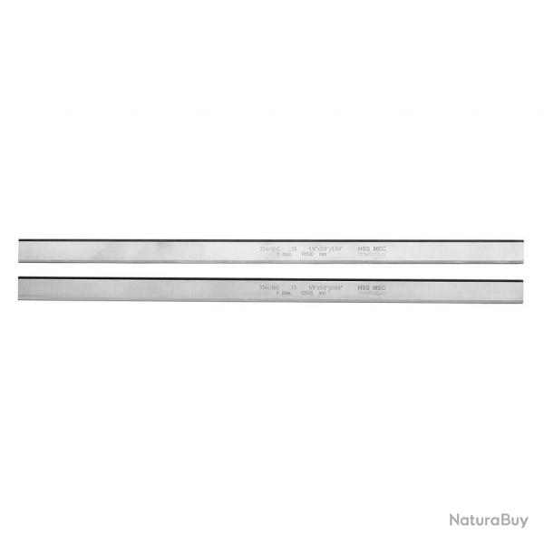 2 fers de rabot HSS 334 x 16 x 2 mm Metabo