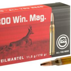 ( GECO, CAL  300 Win)Munitions de grande chasse Geco .300 Winchester