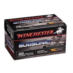 ( Munitions Win 22 Lr. HP Subsonic )Munitions Subsonic cal. 22 LR