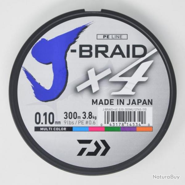 Daiwa Tresse J-Braid X4 300m 9lb