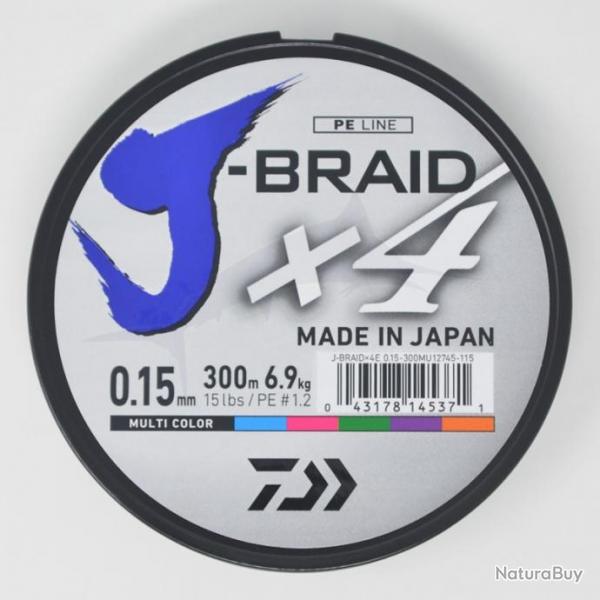 Daiwa Tresse J-Braid X4 15lb 300m