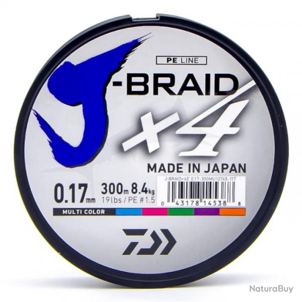 Daiwa Tresse J-Braid X4 19lb 300m