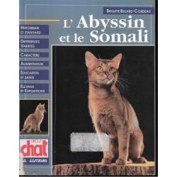 l'abyssin et le somali , chats de race de brigitte bulard - cordeau