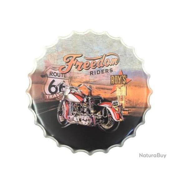 Capsule Mtal Vintage Harley Route 66 Freedom Riders