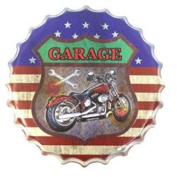 Capsule Métal Vintage Garage Moto USA