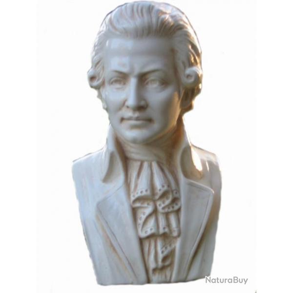 Buste de Mozart pierre