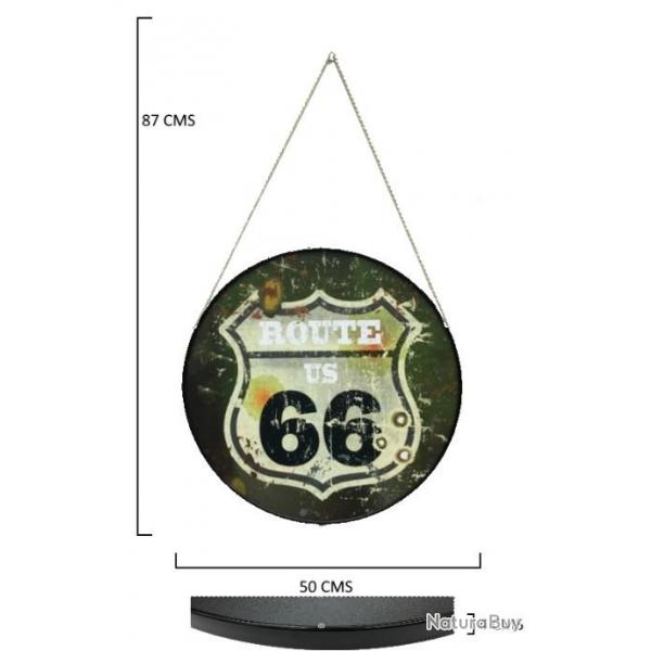 Cadre rond dco Vintage Route 66 US Army