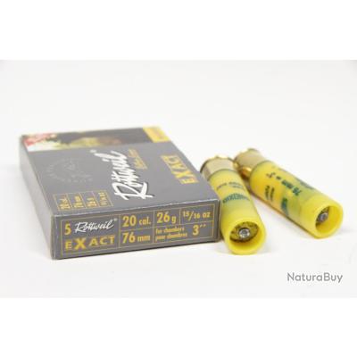Lot de 20 Balles Calibre 20/76 Rottweil EXACT - Cartouches ...