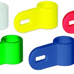( Bagues d'attache plastique diverses espèces)Bagues d'attache plastique diverses espèces