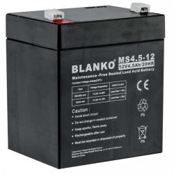 ( Batterie MS4 12 volts - 4,5 Ah)Batterie rechargeable MS4,5-12 12 volts pour agrainoir gamme feeder