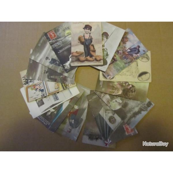 CARTES POSTALES GUERRE 14-18 LOT COMPLET N2