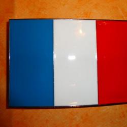 Boucle de Ceinturon tête  drapeau Français